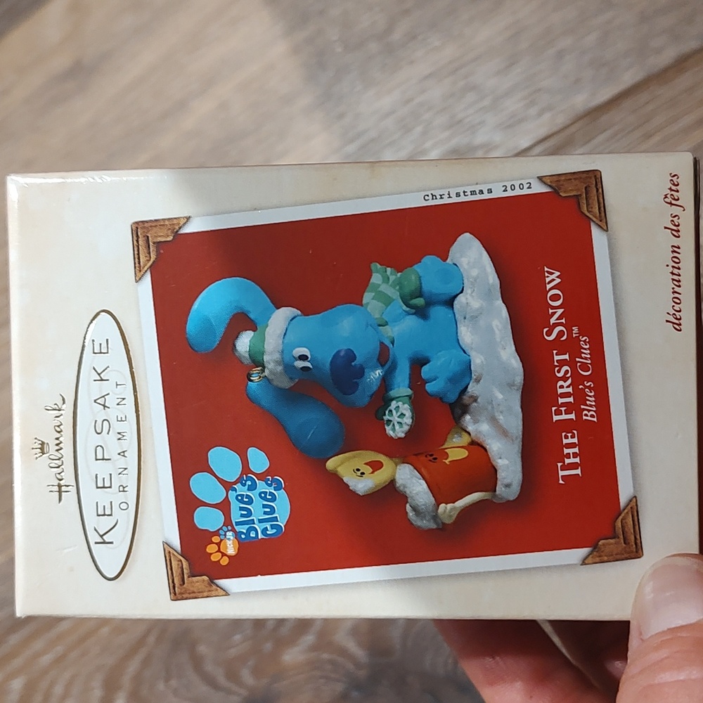 COPY - Hallmark Keepsake Ornament Blues Clues The First Snow